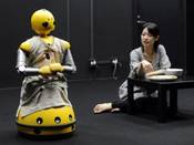Japanese robot takes to the stage